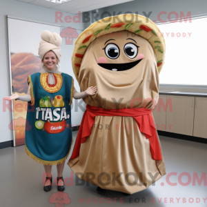 Tacos mascot costume...