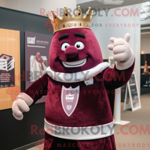 Postava maskota Maroon King...