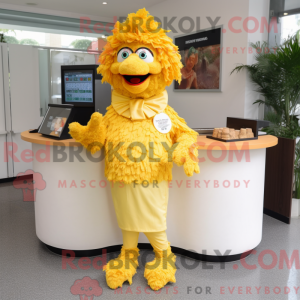 Yellow Fried Chicken mascot...
