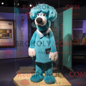 Teal Shepard S Pie mascot...