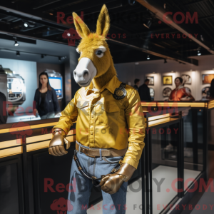 Złota maska Donkey...