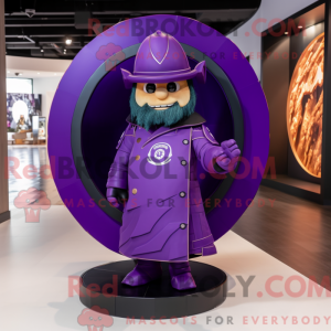 Purple Celtic Shield mascot...