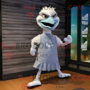 Gray Gull mascot costume...