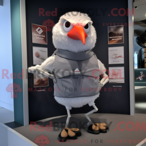 Gray Gull mascot costume...