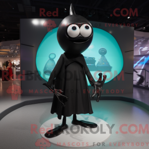 Black Ray maskot kostume...