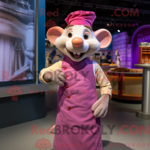 Pink Ratatouille mascot...