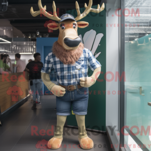 Irish Elk maskot kostume...