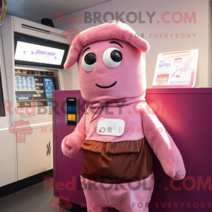 Pink Chocolate Bar mascot...