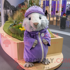 Lavender Guinea Pig mascot...