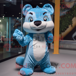 Disfraz de mascota Sky Blue...