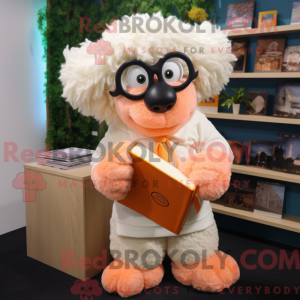 Postava maskota Peach Sheep...