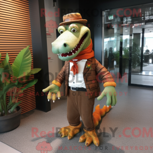 Rust Krokodille maskot...