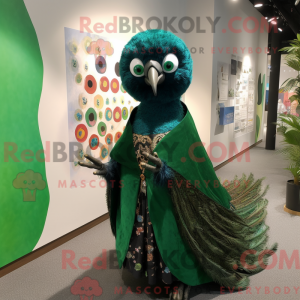 Figura de máscara de pavão...