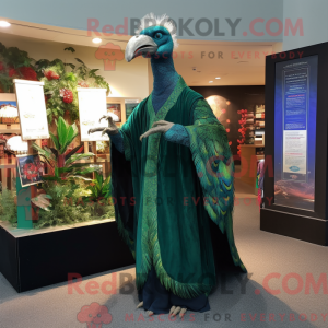 Forest Green Peacock mascot...