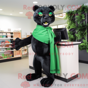 Forest Green Panther mascot...