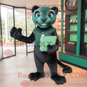 Forest Green Panther mascot...