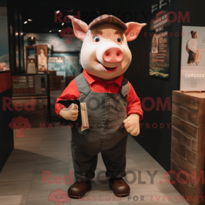 Pig mascot costume...