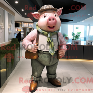 Pig mascot costume...