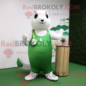 Forest Green Ermine mascot...