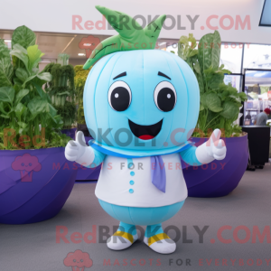 Postava maskota Sky Blue...