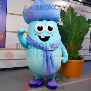 Postava maskota Sky Blue...