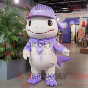 Lavender Axolotls mascot...