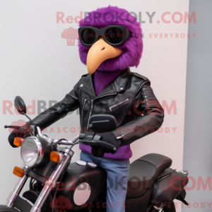 Purple Flamingo mascot...