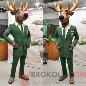 Forest Green Elk mascot...