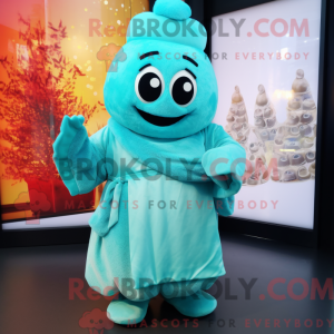 Turquoise Dim Sum mascot...