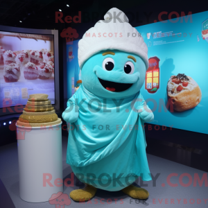 Turquoise Dim Sum mascot...