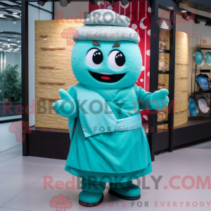 Turquoise Dim Sum mascot...