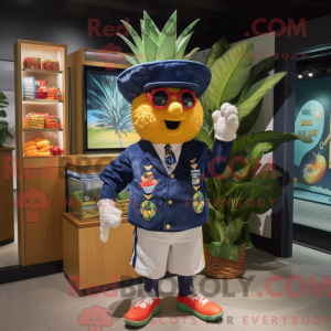 Navy Pineapple mascot...