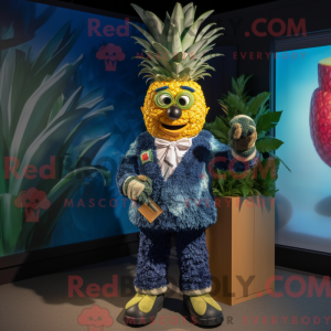 Navy Pineapple mascot...