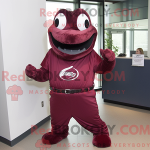 Maroon Titanoboa mascot...