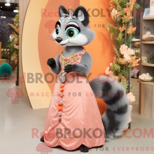 Postava maskota Peach Civet...
