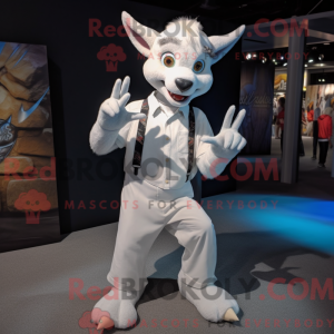 White Chupacabra mascot...