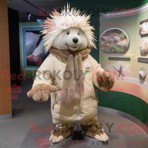 Cream Porcupine...