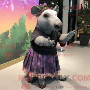 Tapir mascot costume...