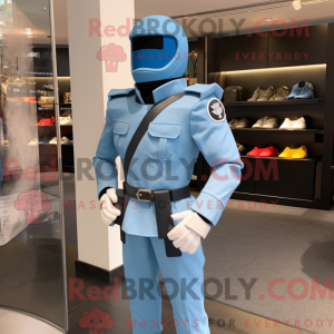 Sky Blue Gi Joe mascot...