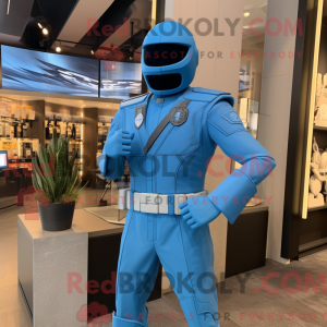 Sky Blue Gi Joe mascot...