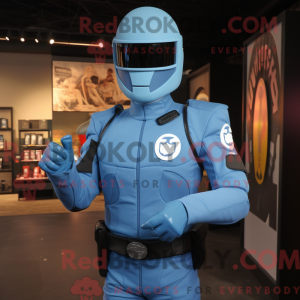 Sky Blue Gi Joe mascot...
