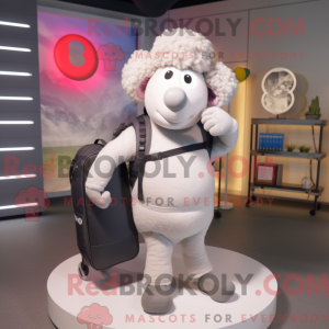 Personaggio mascotte pecora...