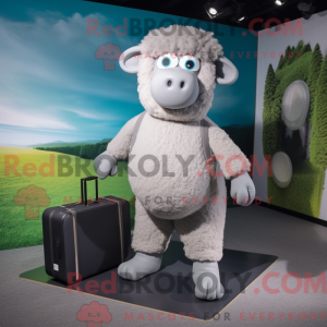Grå sauer maskot drakt...