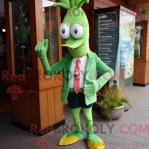 Green Shrimp Scampi maskot...