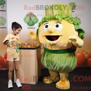 Peach Cæsar Salat maskot...