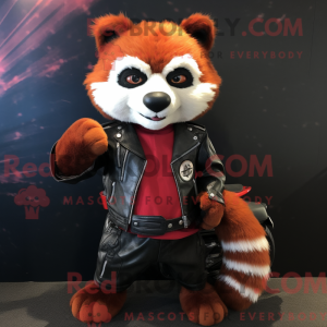 Roter Panda Maskottchen...