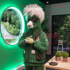 Forest Green Lama maskot...