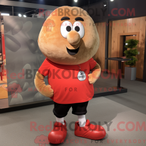 Red Potato mascot costume...