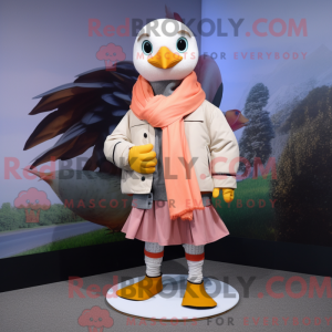 Peach Gull Maskottchen...