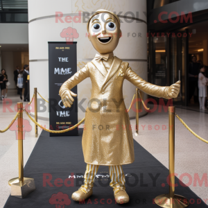 Costume de mascotte Gold...